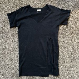 Urban Outfitters - Black Top With Slit